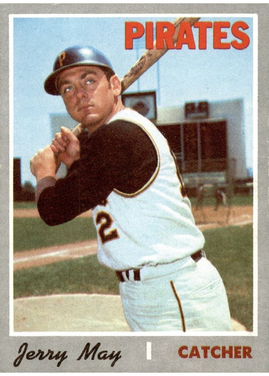 1970 Topps #423 Jerry May, Pittsburgh Pirates