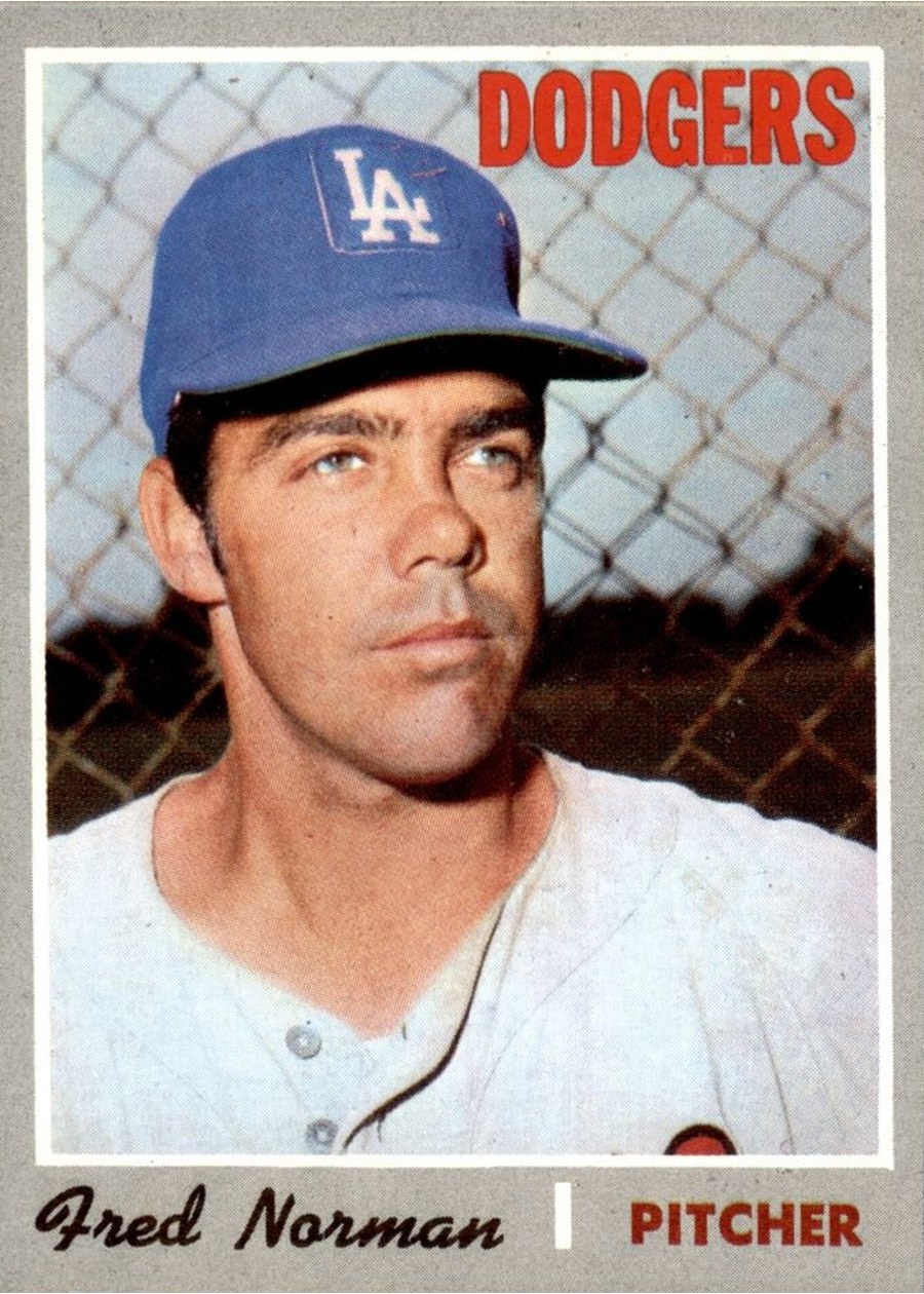 1970 Topps #427 Fred Norman, Los Angeles Dodgers