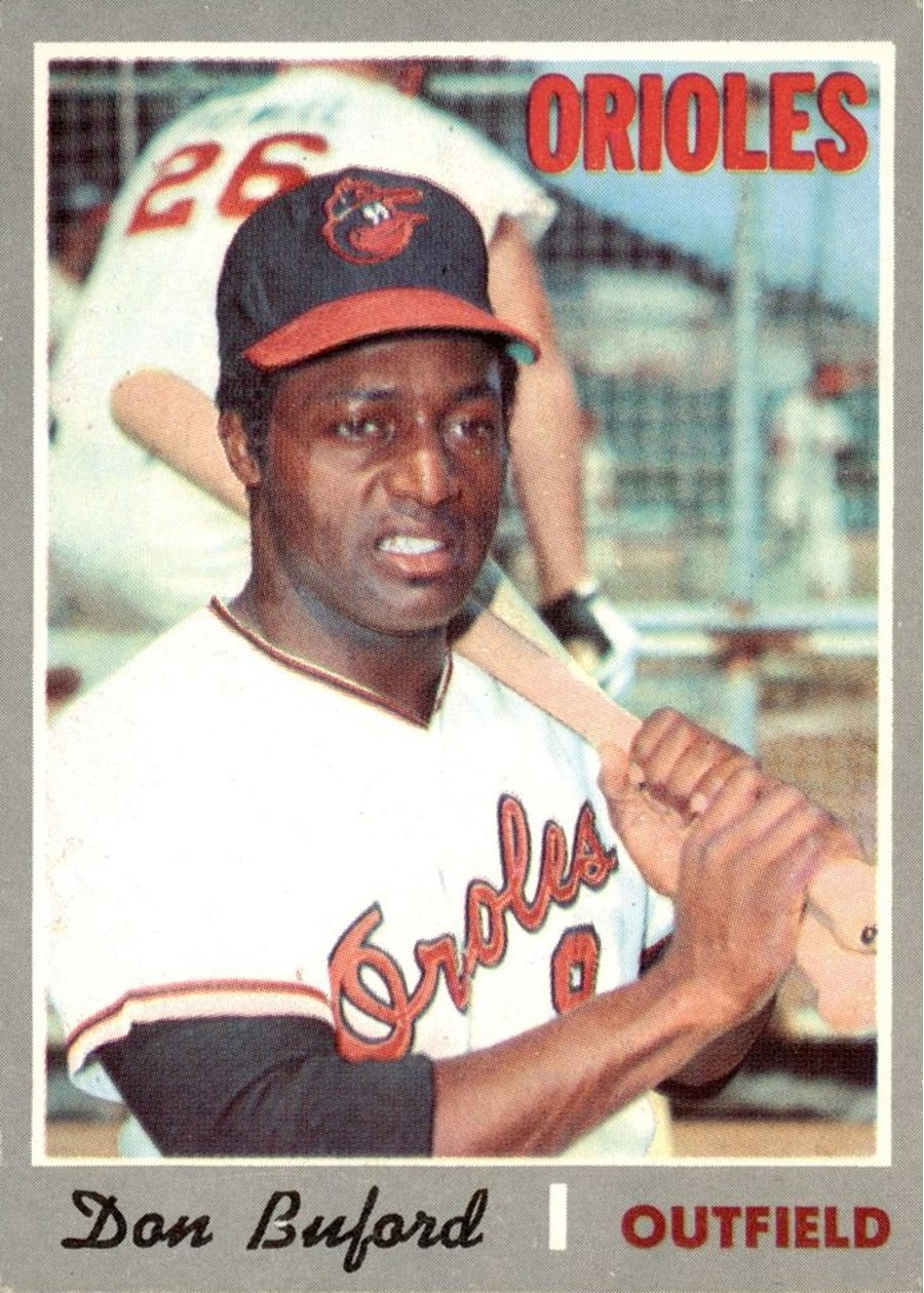 1970 Topps #428 Don Buford, Baltimore Orioles
