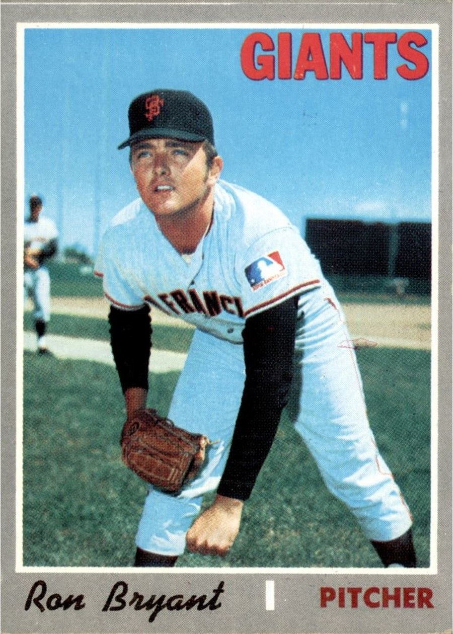 1970 Topps #433 Ron Bryant, San Francisco Giants
