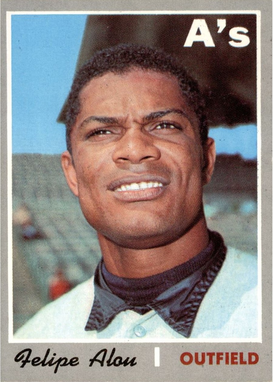 1970 Topps #434 Felipe Alou, Oakland Athletics