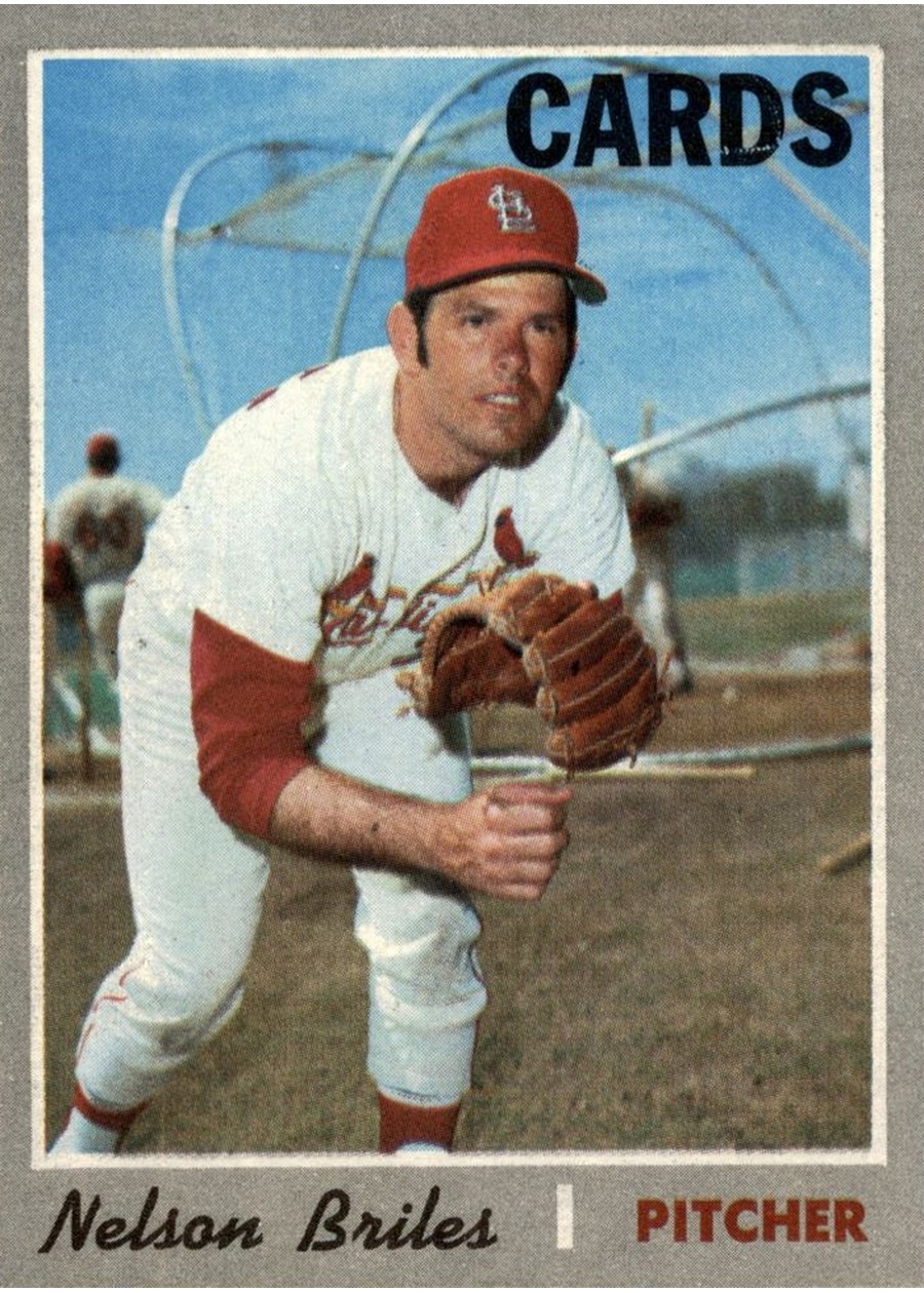 1970 Topps #435 Nelson Briles, St. Louis Cardinals