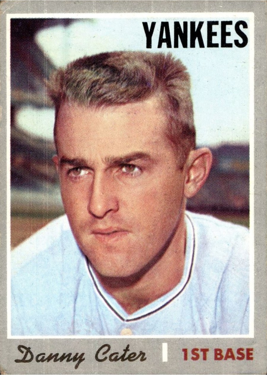 1970 Topps #437 Danny Cater, New York Yankees