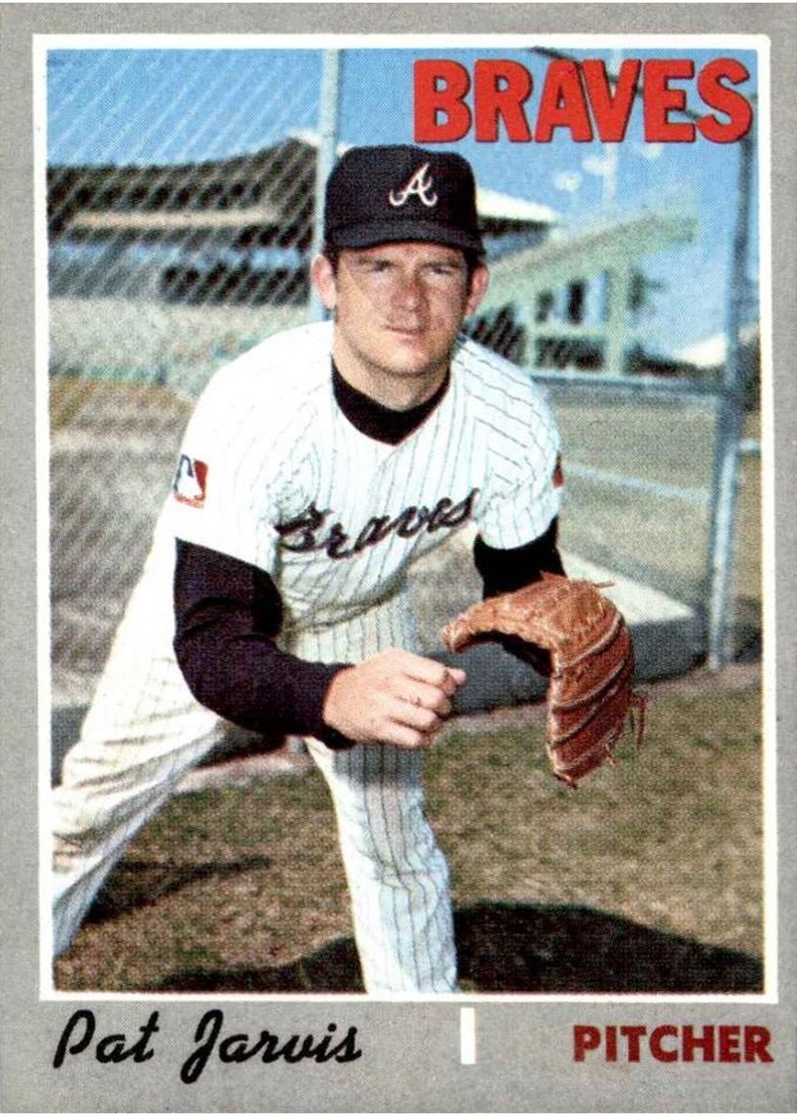 1970 Topps #438 Pat Jarvis, Atlanta Braves