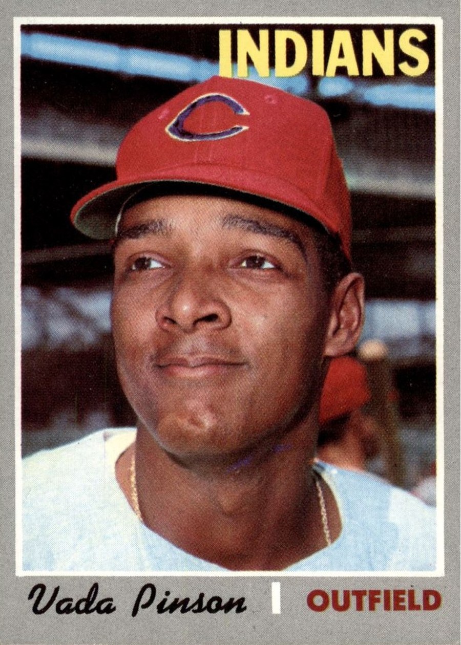 1970 Topps #445 Vada Pinson, Cleveland Indians