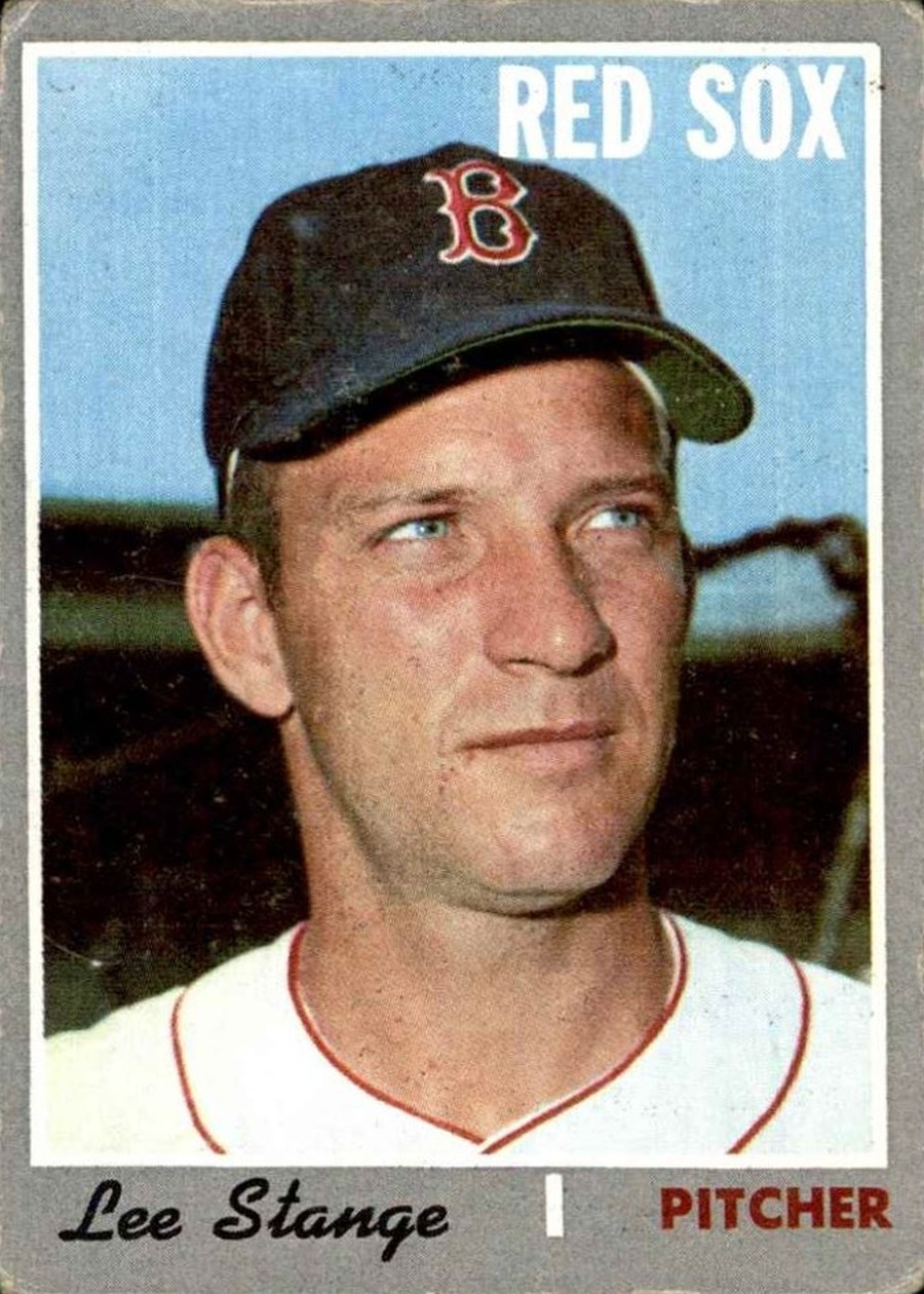 1970 Topps #447 Lee Stange, Boston Red Sox