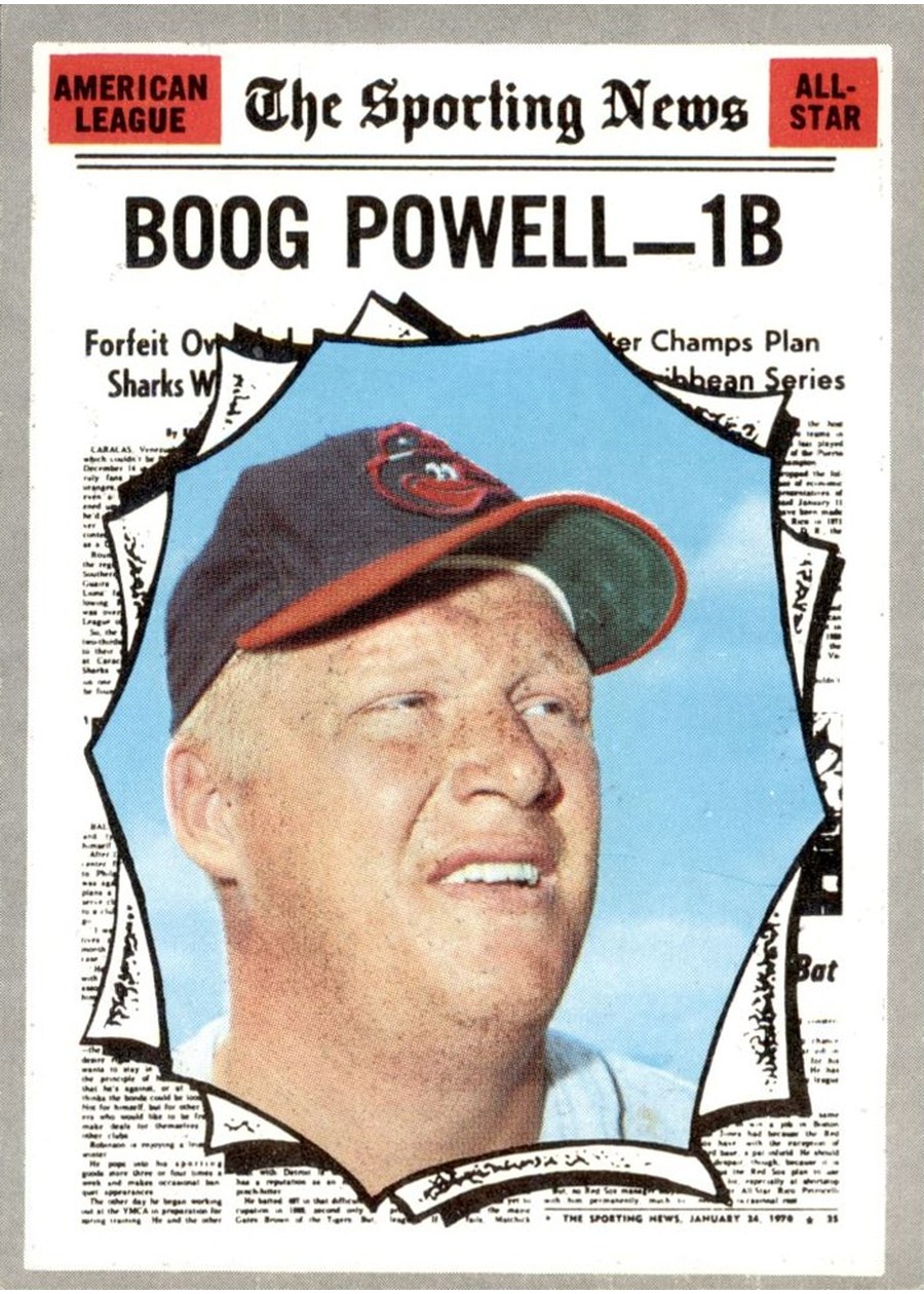1970 Topps #451 Boog Powell, Baltimore Orioles