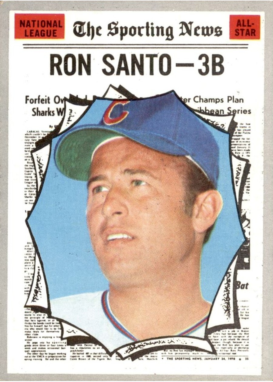 1970 Topps #454 Ron Santo, Chicago Cubs