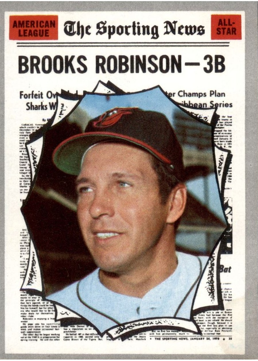 1970 Topps #455 Brooks Robinson, Baltimore Orioles