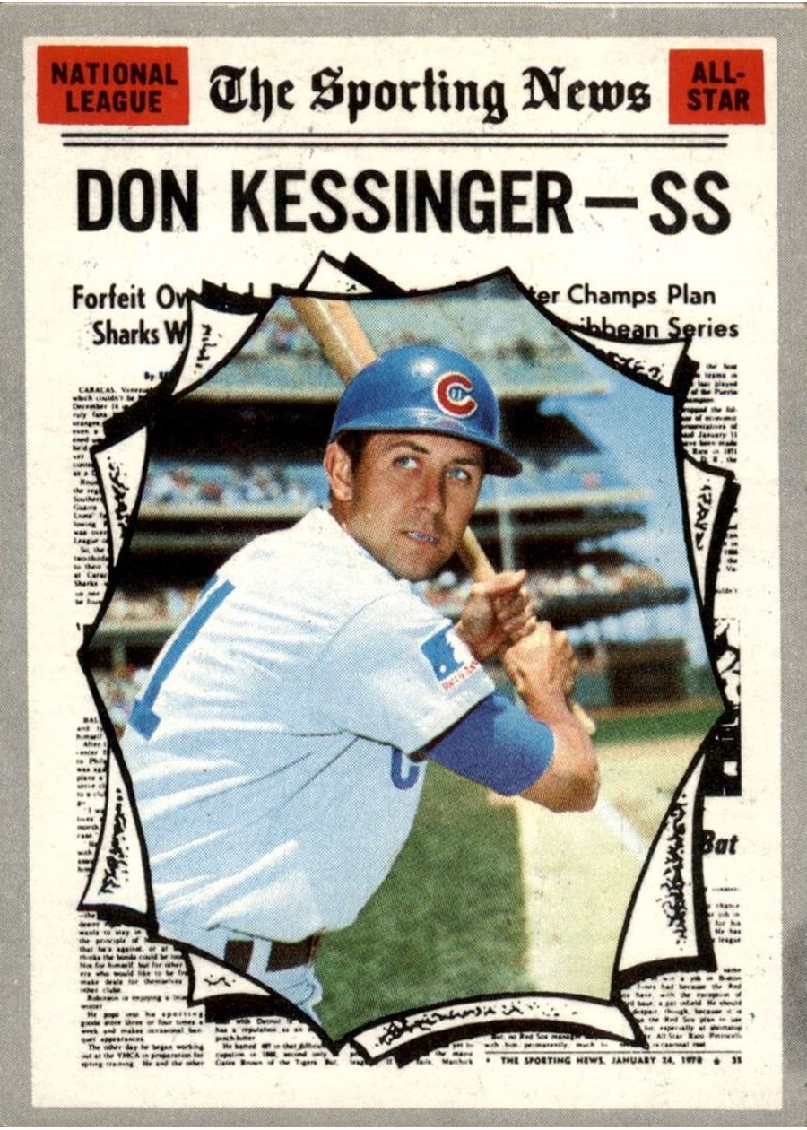 1970 Topps #456 Don Kessinger, Chicago Cubs