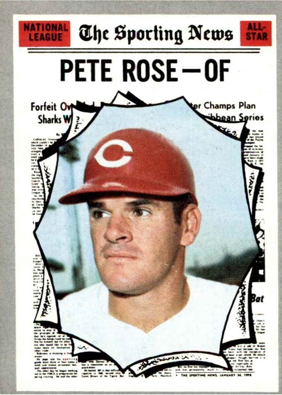 1970 Topps #458 Pete Rose, Cincinnati Reds