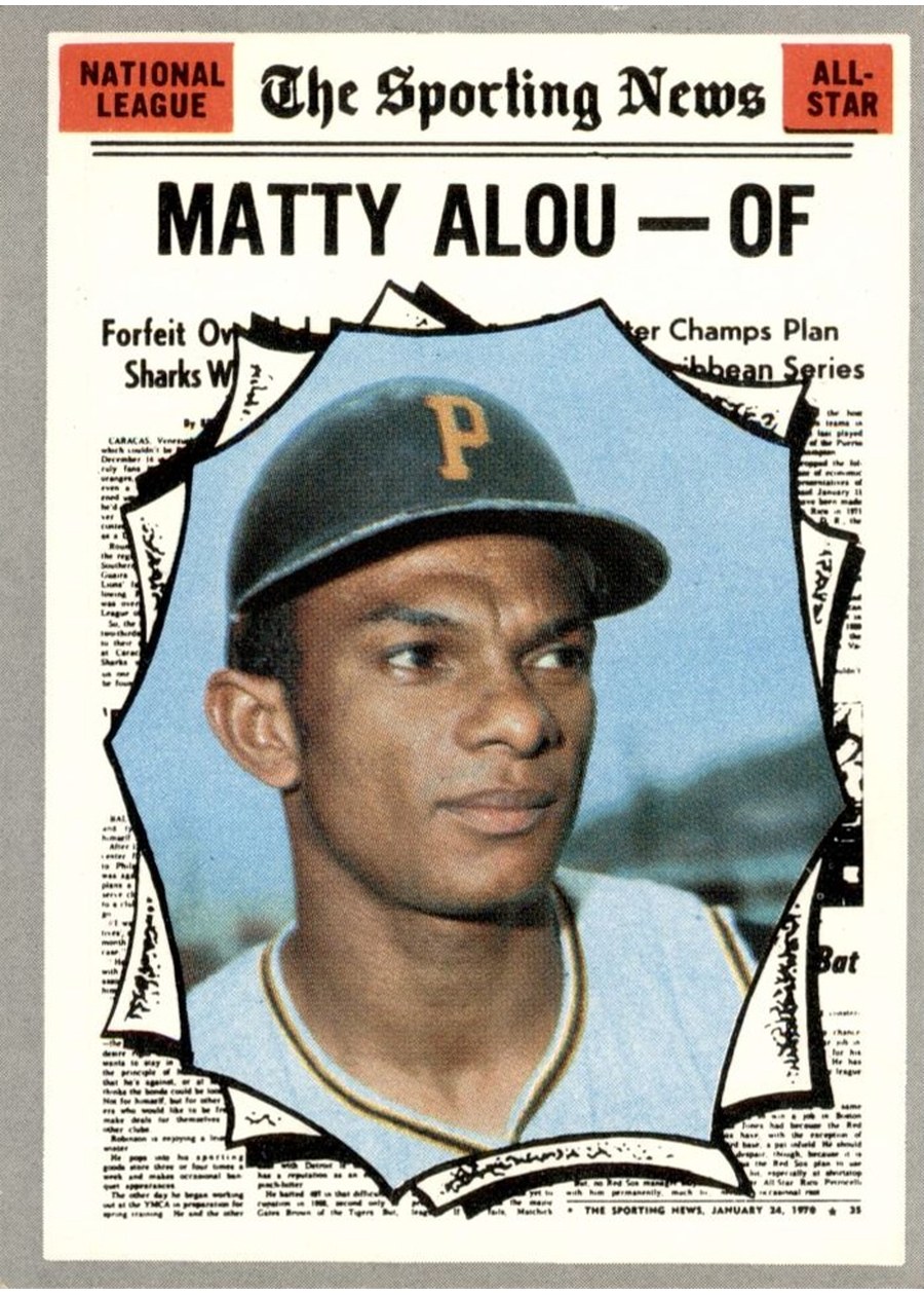 1970 Topps #460 Matty Alou, Pittsburgh Pirates