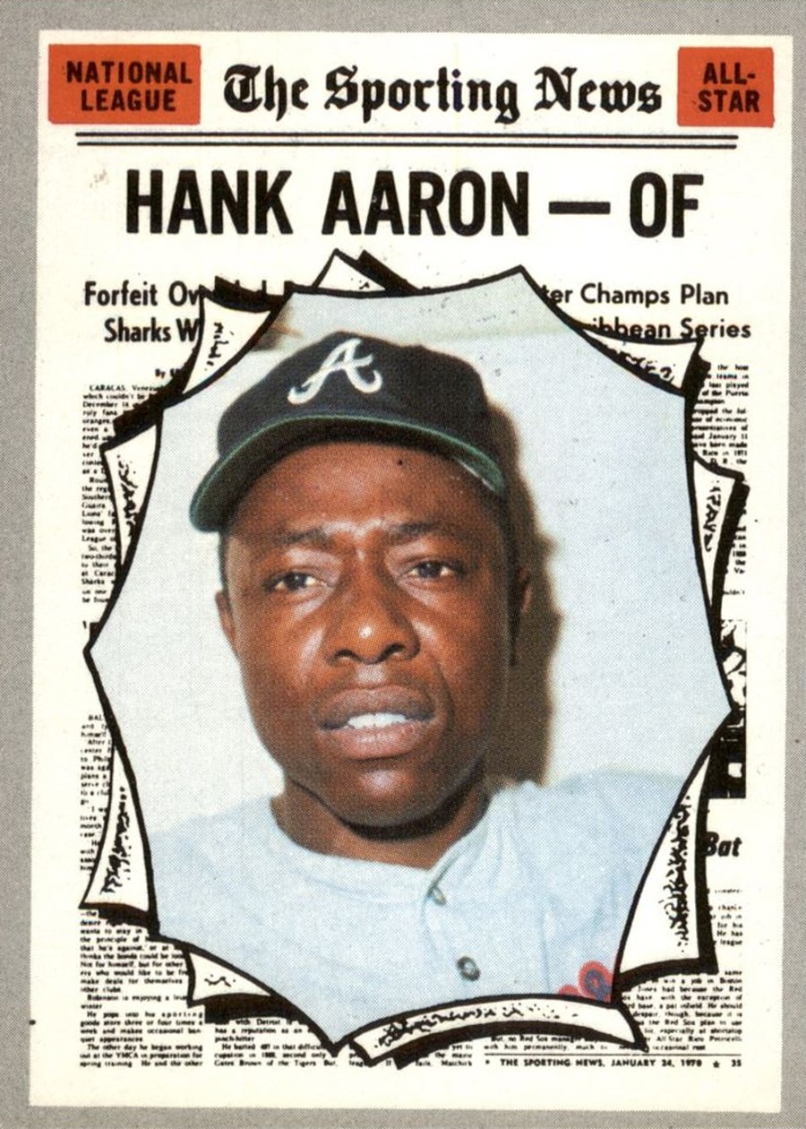 1970 Topps #462 Hank Aaron, Atlanta Braves
