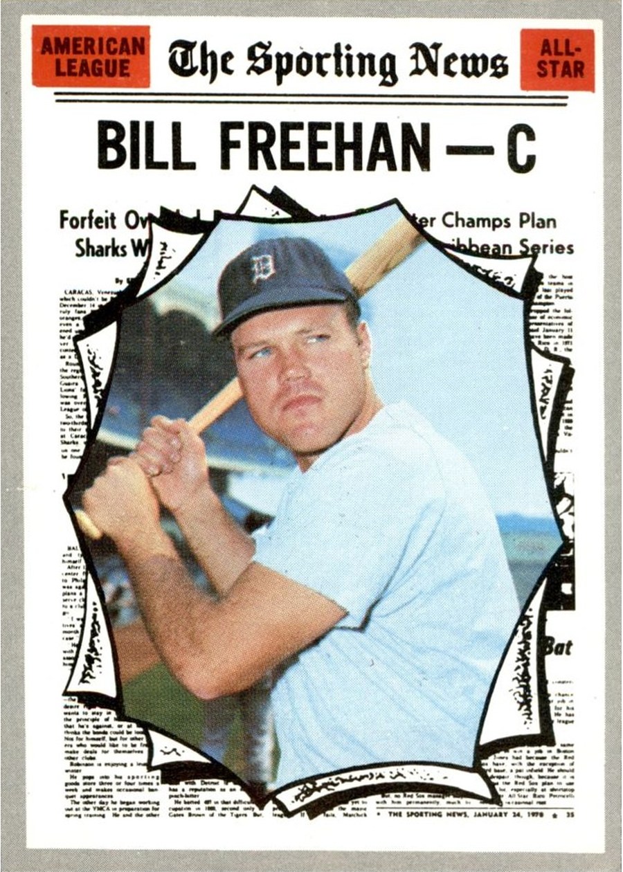 1970 Topps #465 Bill Freehan, Detroit Tigers