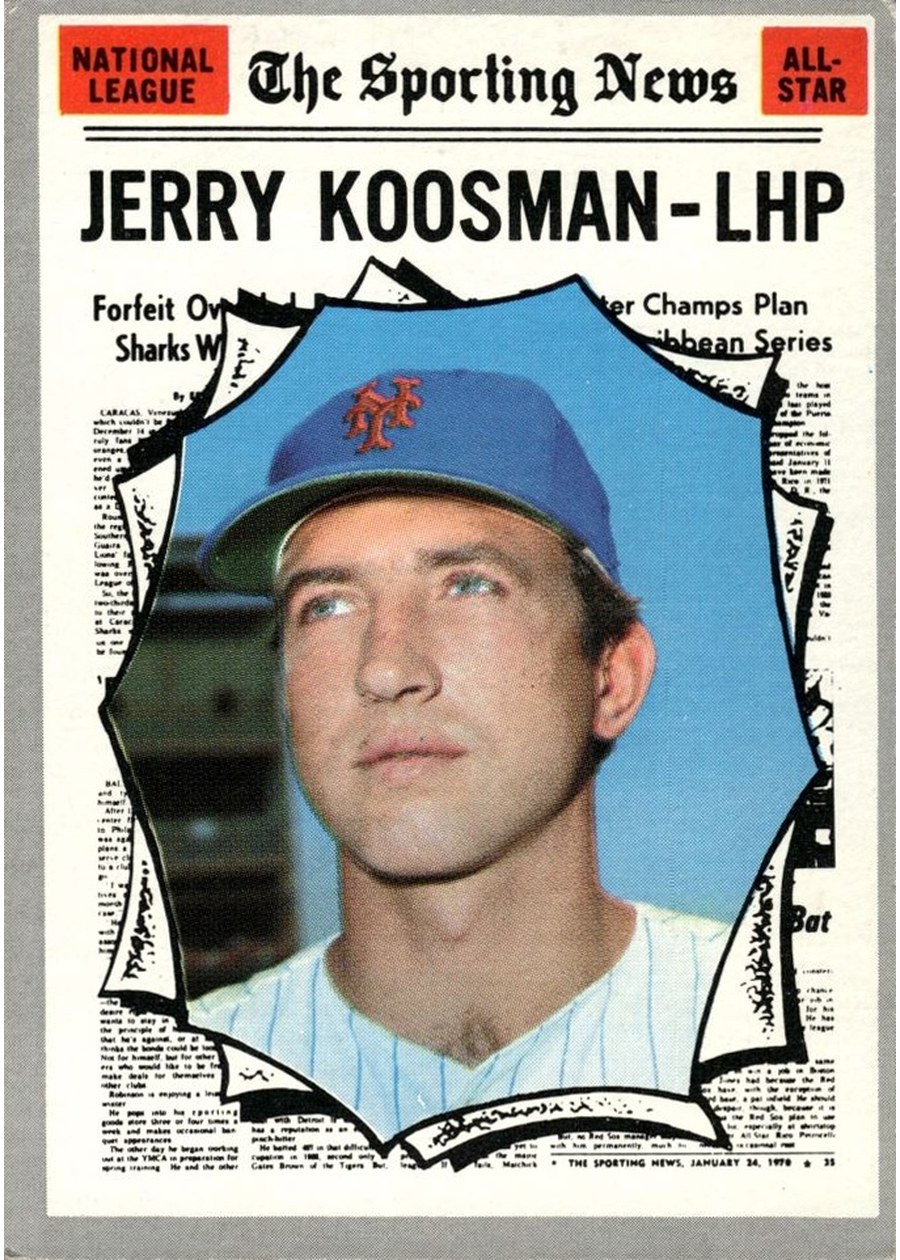 1970 Topps #468 Jerry Koosman, New York Mets