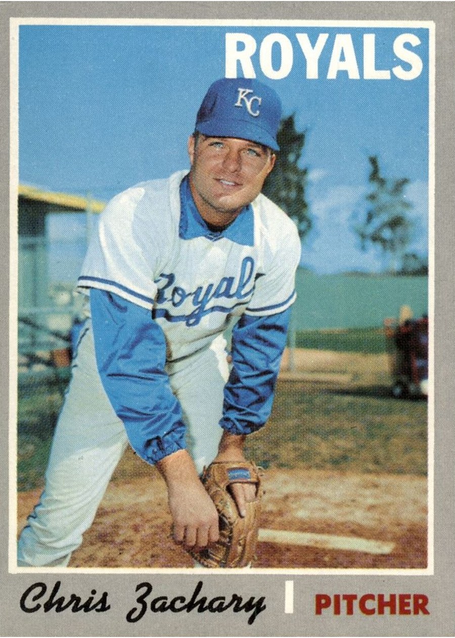 1970 Topps #471 Chris Zachary, Kansas City Royals