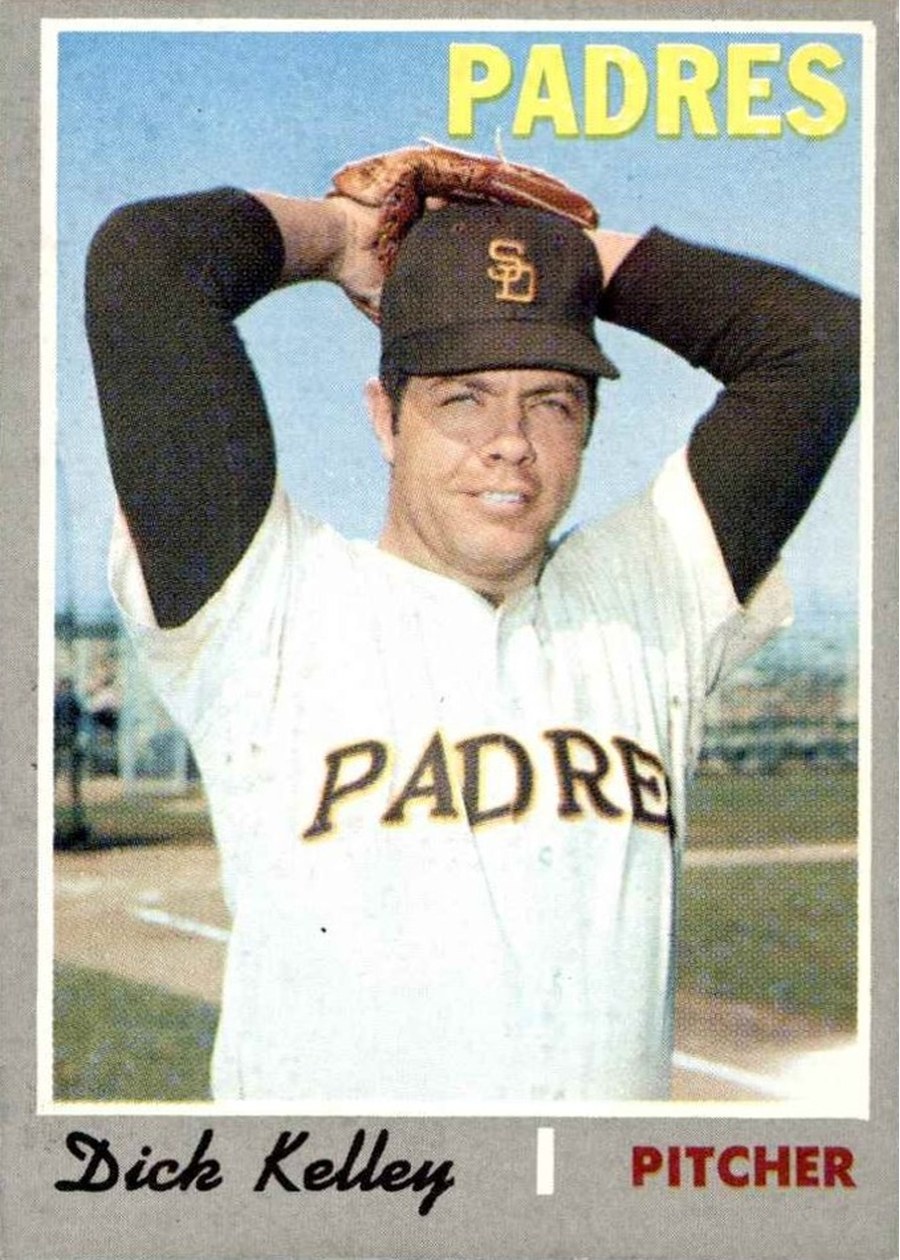 1970 Topps #474 Dick Kelley, San Diego Padres