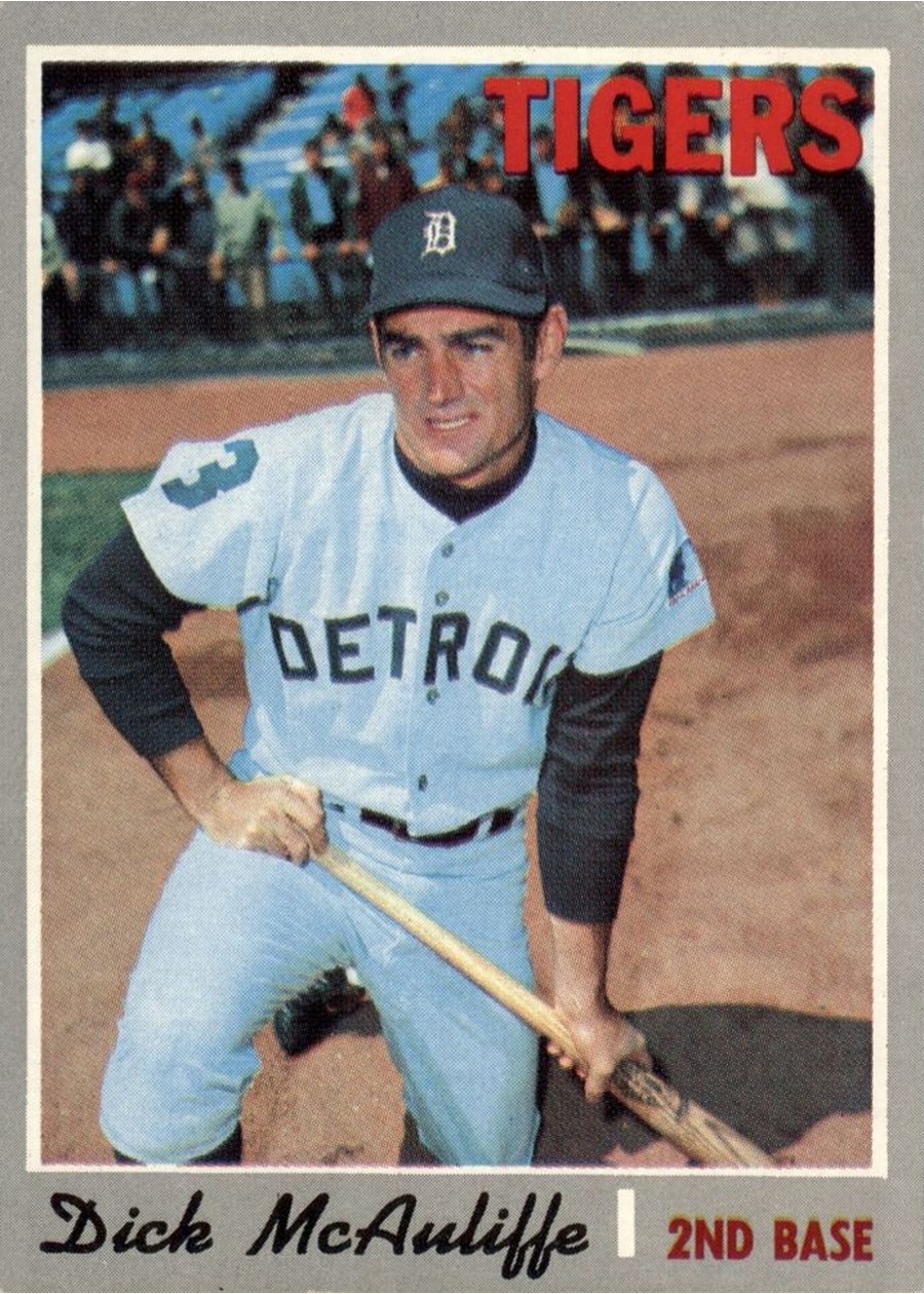1970 Topps #475 Dick McAuliffe, Detroit Tigers