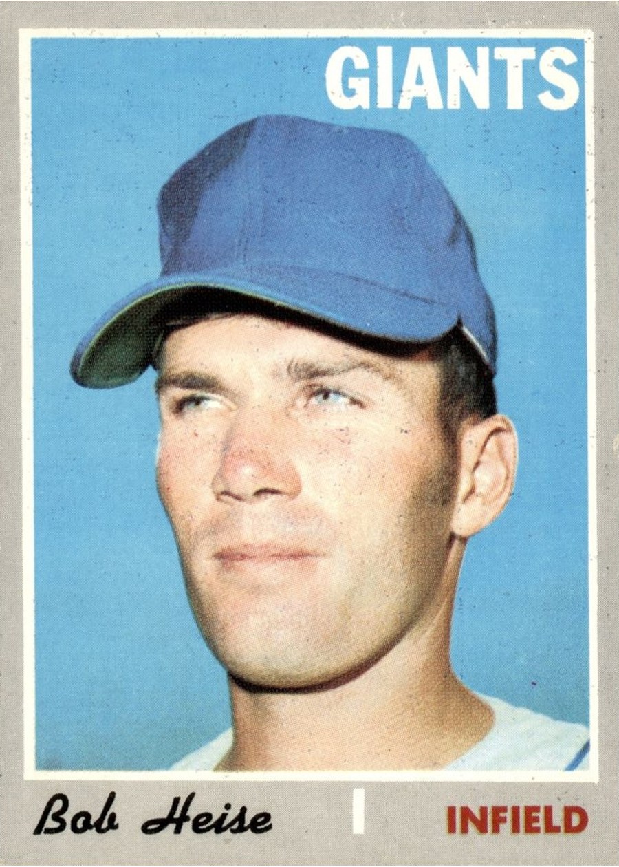 1970 Topps #478 Bob Heise, San Francisco Giants