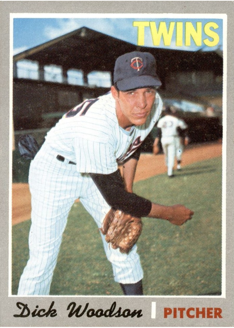 1970 Topps #479 Dick Woodson, Minnesota Twins
