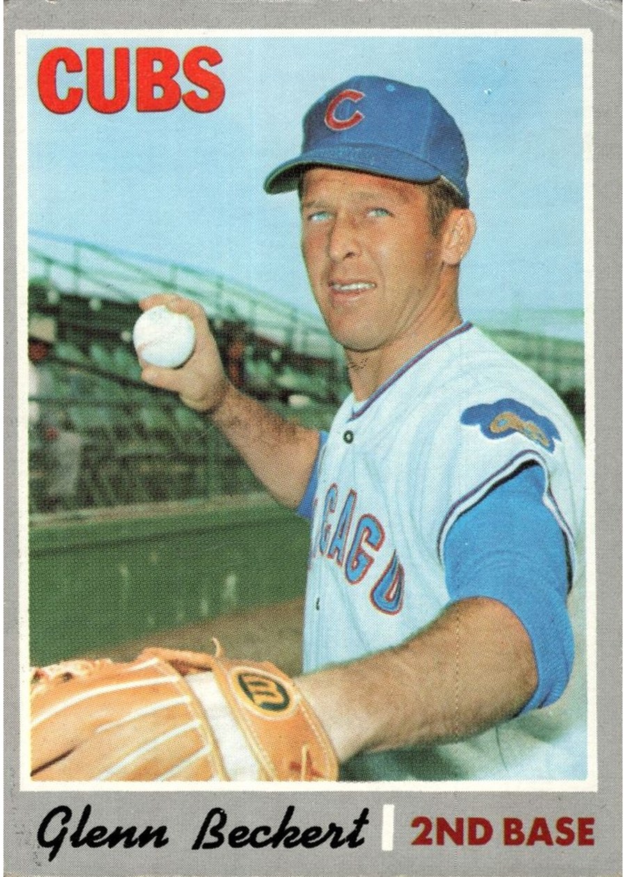 1970 Topps #480 Glenn Beckert, Chicago Cubs