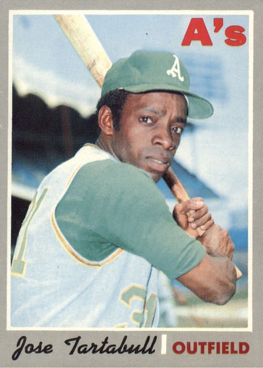 1970 Topps #481 Jose Tartabull, Oakland Athletics