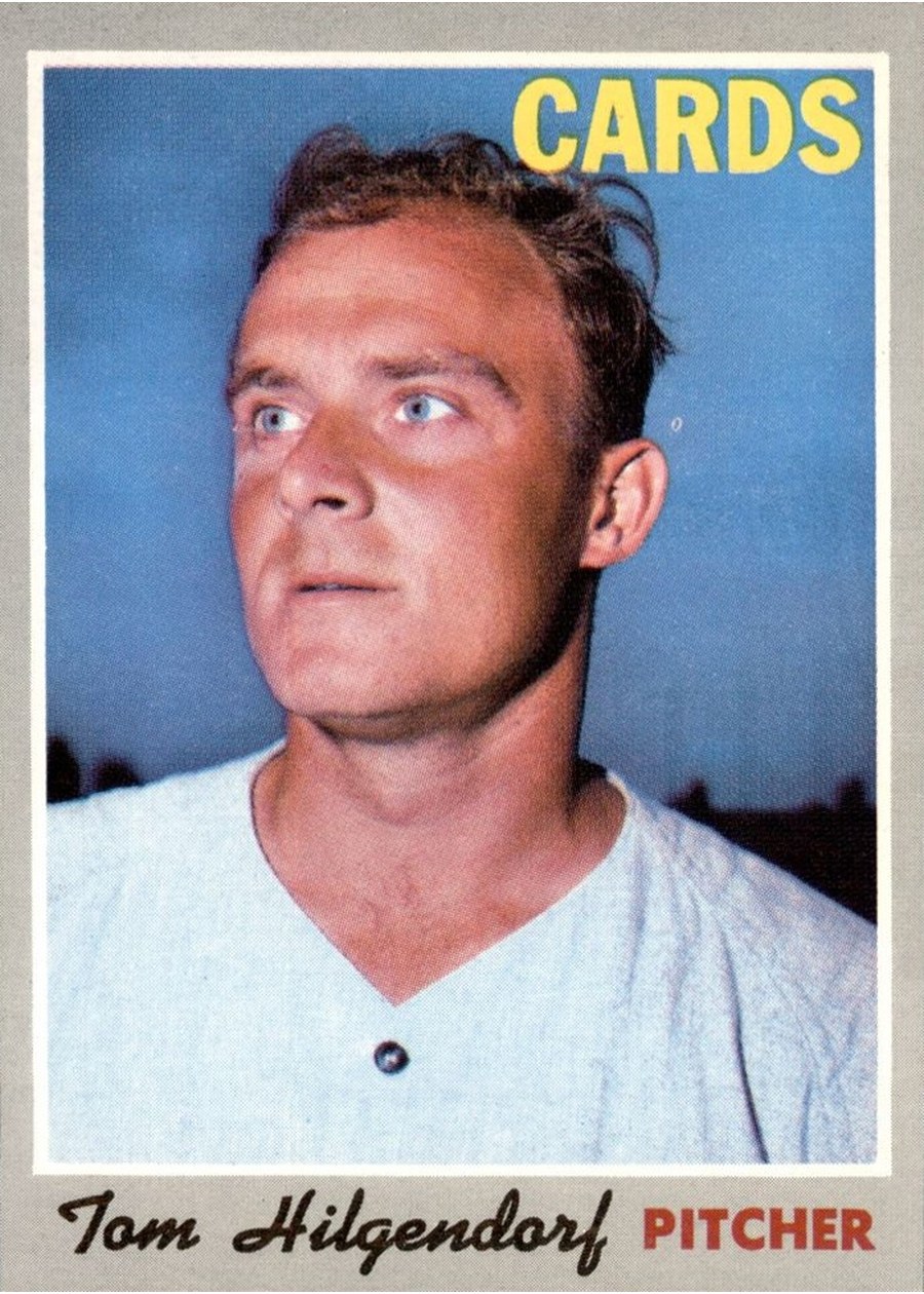 1970 Topps #482 Tom Hilgendorf, St. Louis Cardinals