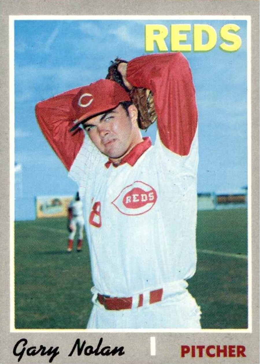1970 Topps #484 Gary Nolan, Cincinnati Reds