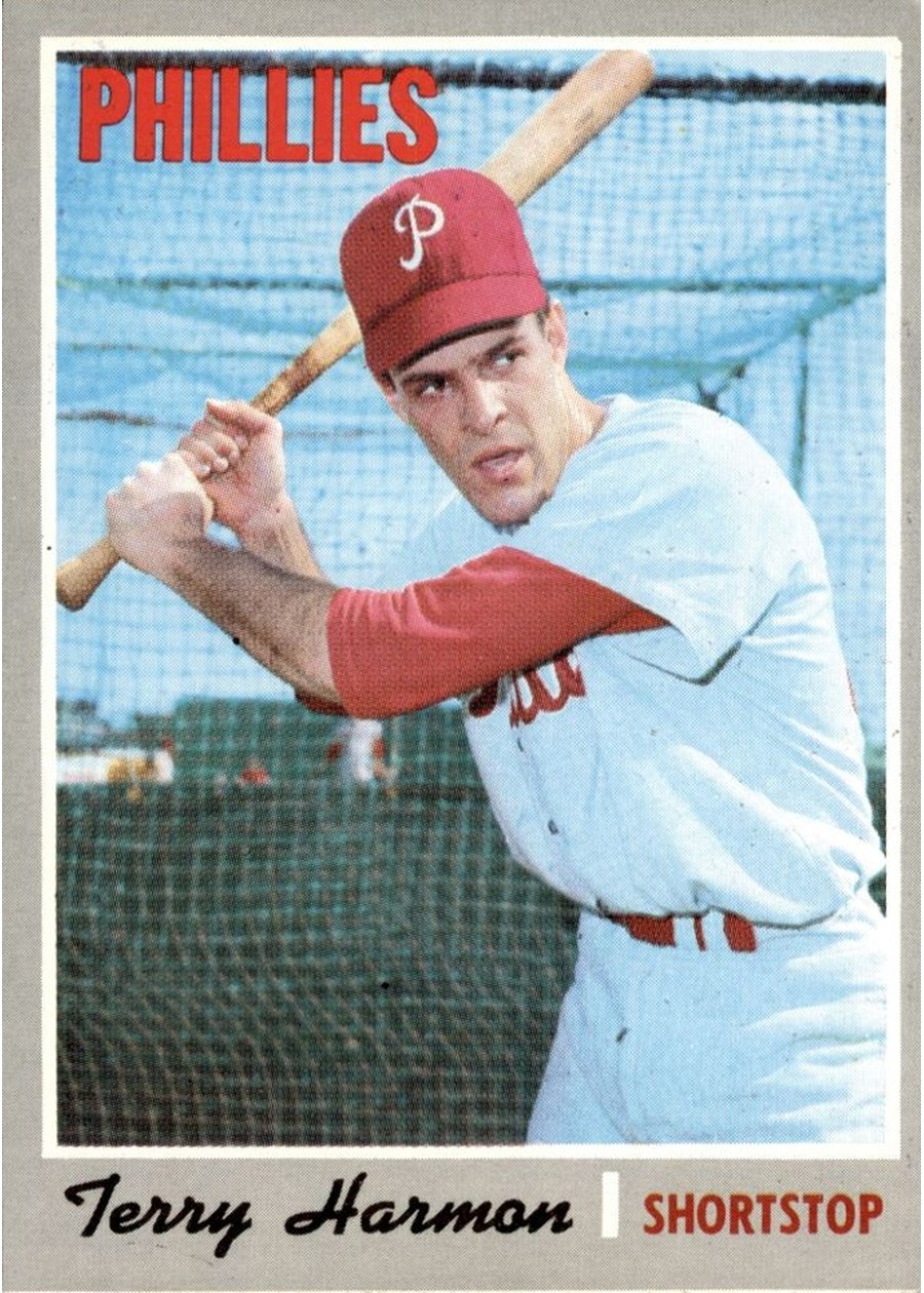 1970 Topps #486 Terry Harmon, Philadelphia Phillies