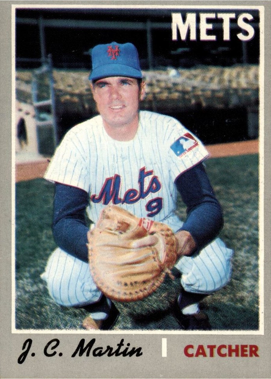 1970 Topps #488 J.C. Martin, New York Mets