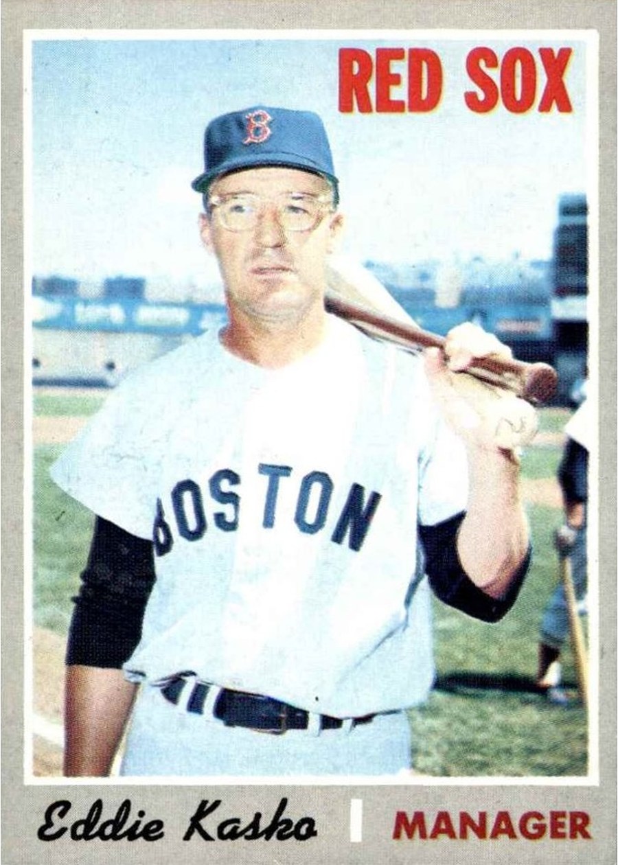 1970 Topps #489 Eddie Kasko, Boston Red Sox
