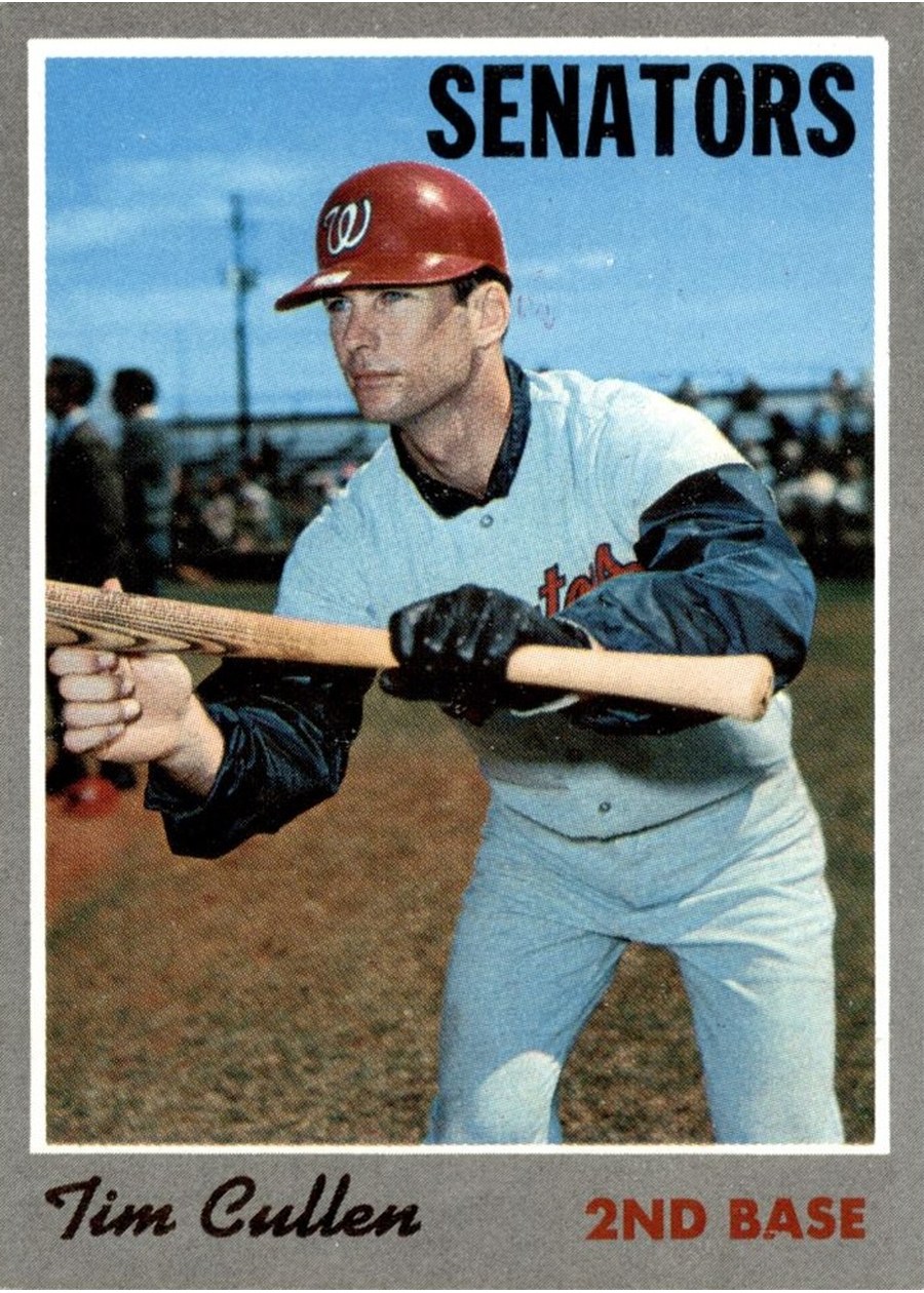 1970 Topps #49 Tim Cullen, Washington Senators