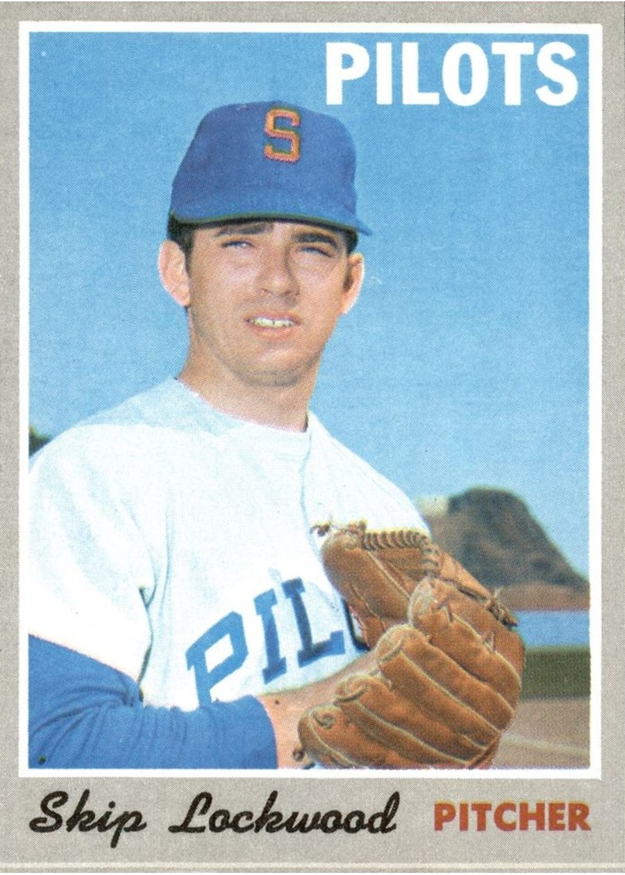 1970 Topps #499 Skip Lockwood, Seattle Pilots