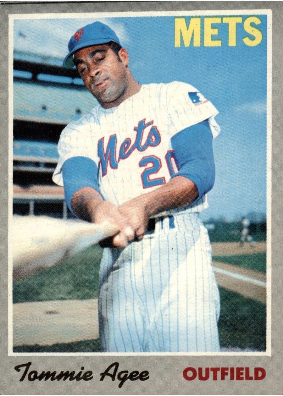 1970 Topps #50 Tommie Agee, New York Mets