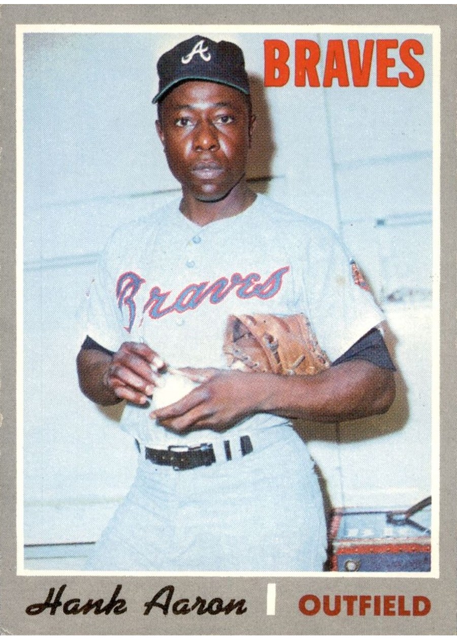 1970 Topps #500 Hank Aaron, Atlanta Braves