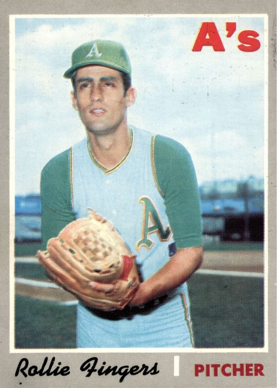 1970 Topps #502 Rollie Fingers, Oakland Athletics