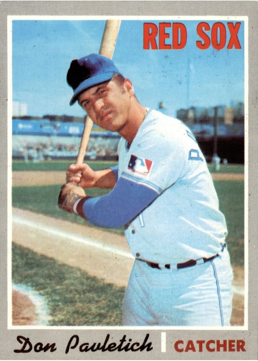 1970 Topps #504 Don Pavletich, Boston Red Sox