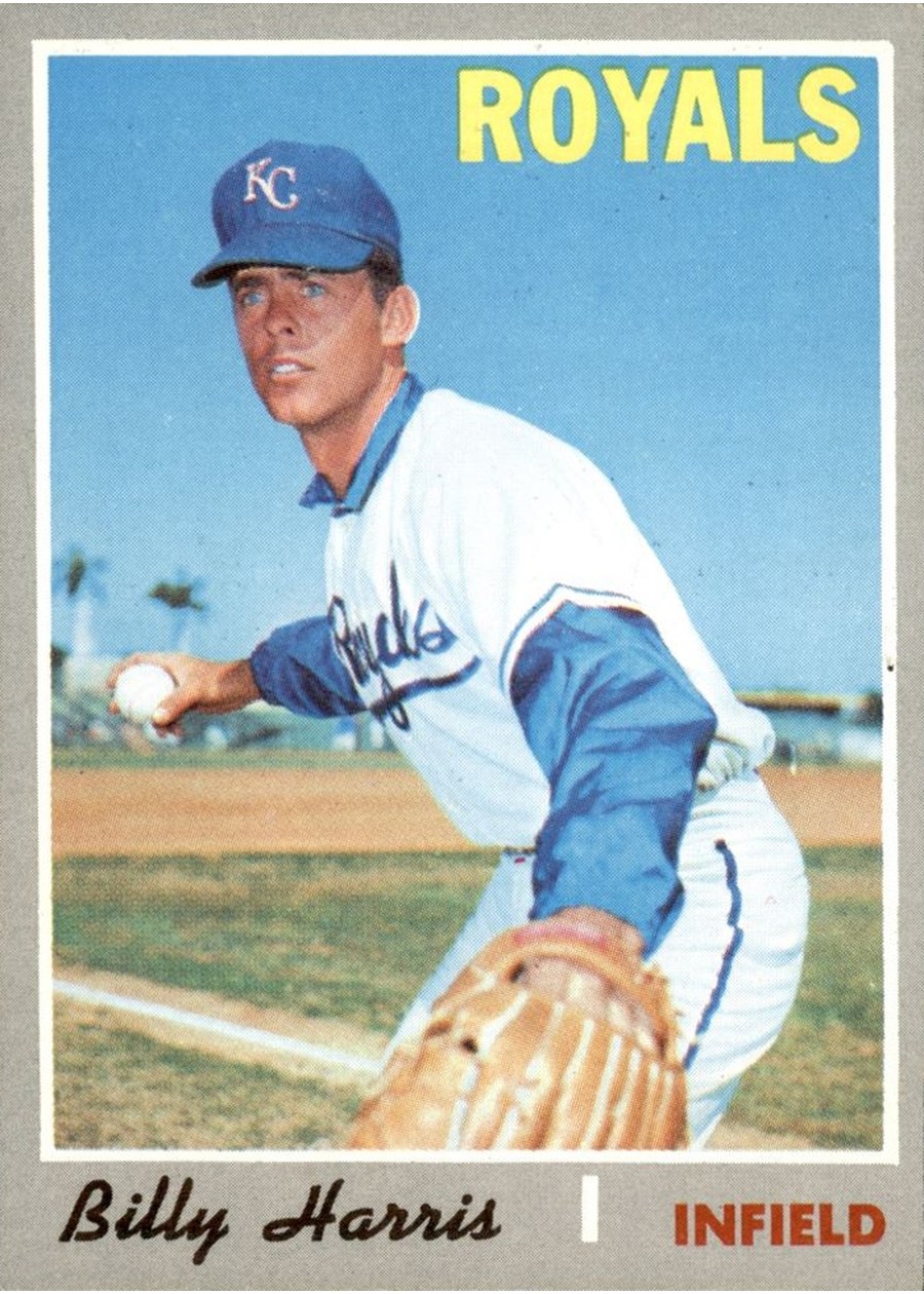 1970 Topps #512 Billy Harris, Kansas City Royals