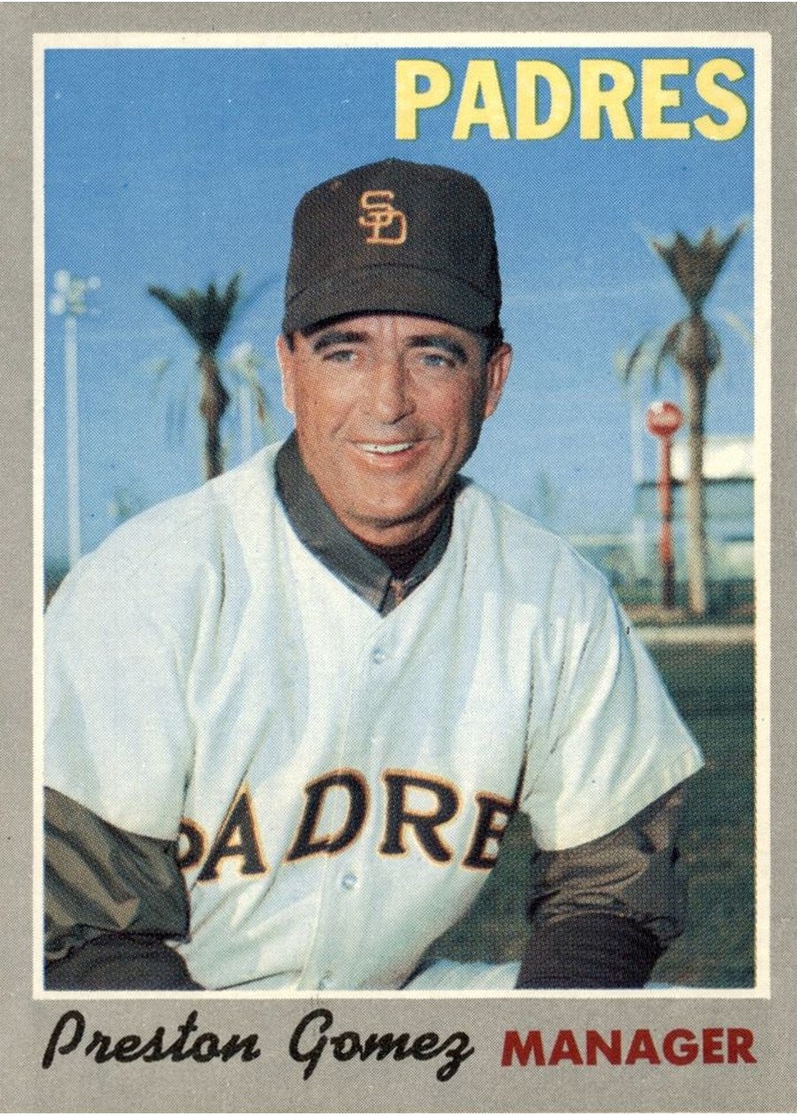 1970 Topps #513 Preston Gomez, San Diego Padres