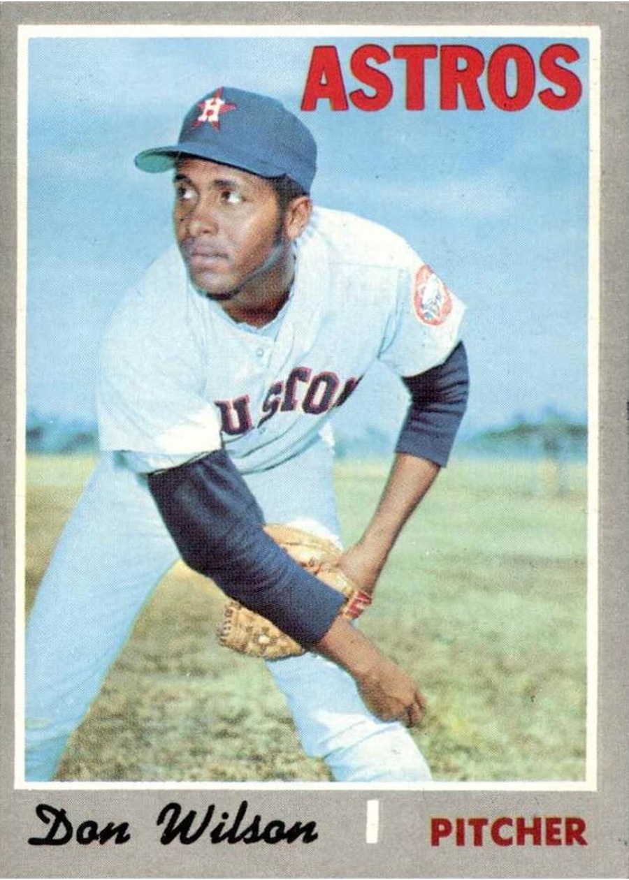 1970 Topps #515 Don Wilson, Houston Astros