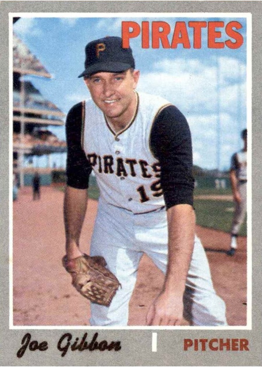 1970 Topps #517 Joe Gibbon, Pittsburgh Pirates