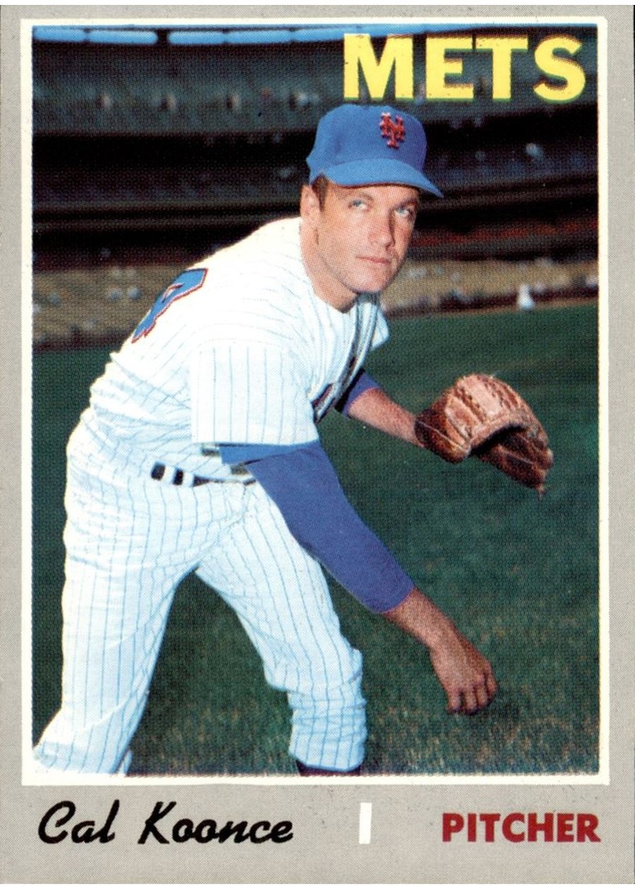 1970 Topps #521 Cal Koonce, New York Mets