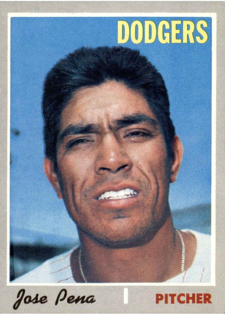 1970 Topps #523 Jose Pena, Los Angeles Dodgers