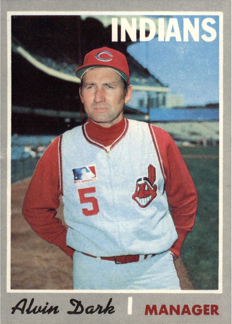 1970 Topps #524 Alvin Dark, Cleveland Indians