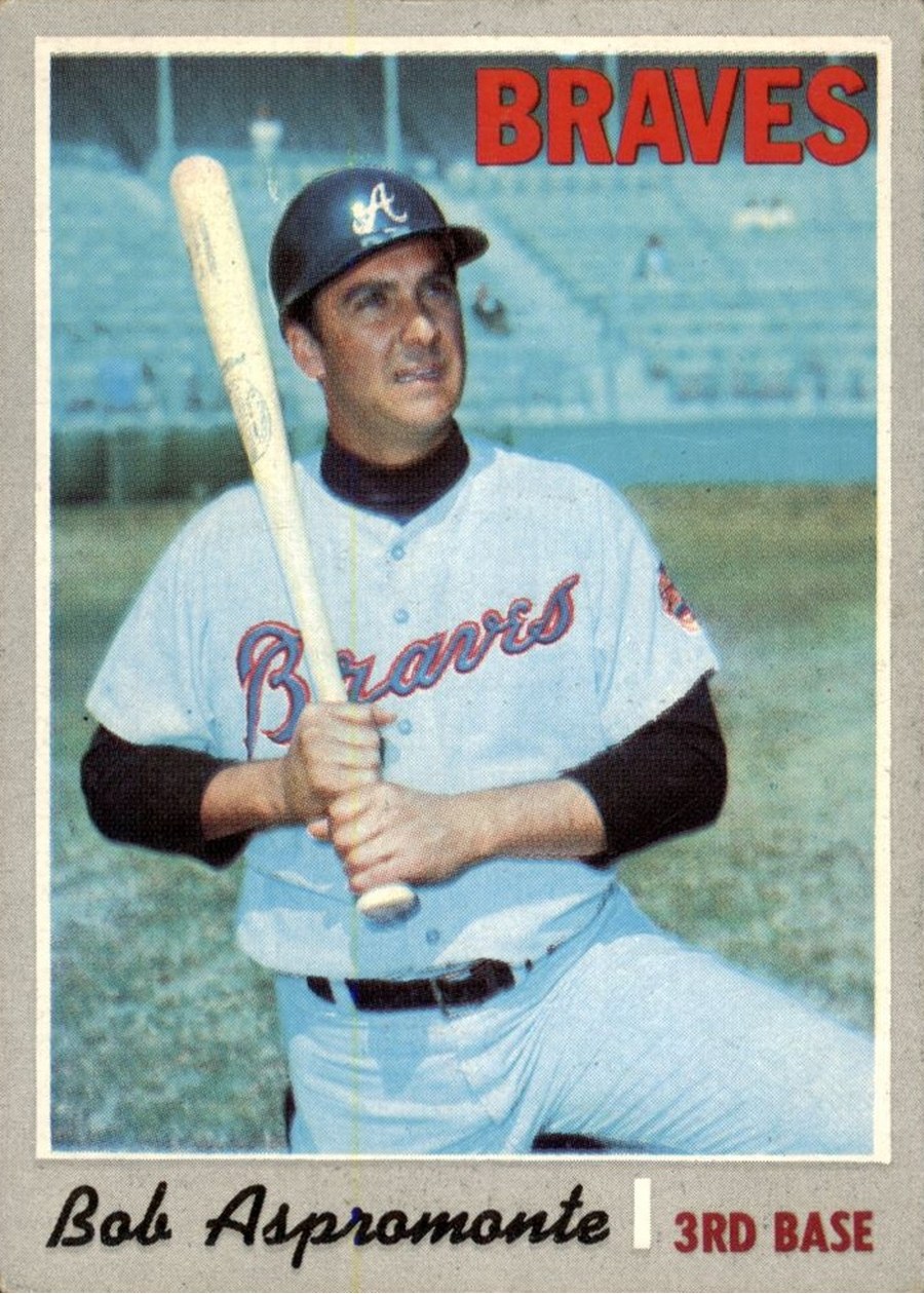 1970 Topps #529 Bob Aspromonte, Atlanta Braves