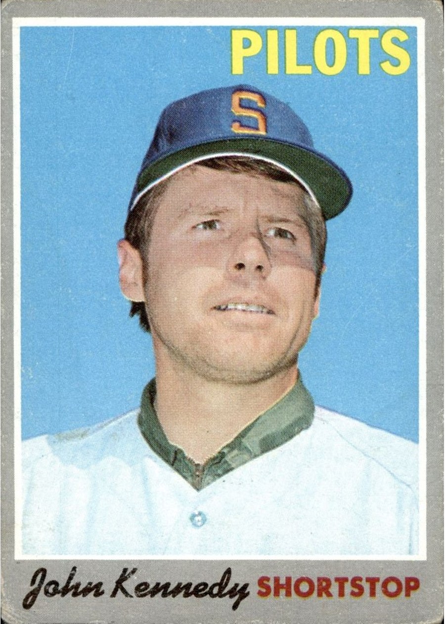 1970 Topps #53 John Kennedy, Seattle Pilots