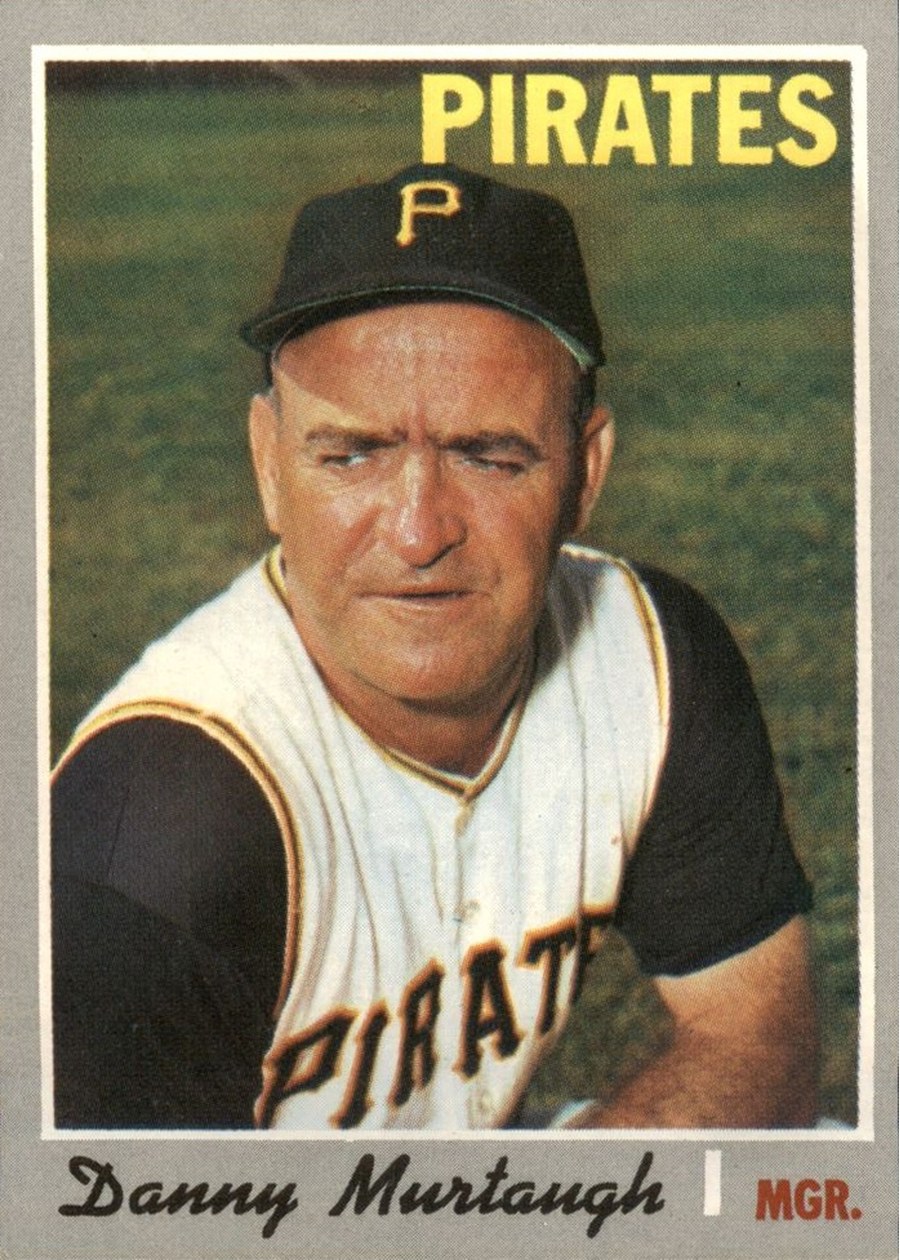 1970 Topps #532 Danny Murtaugh, Pittsburgh Pirates