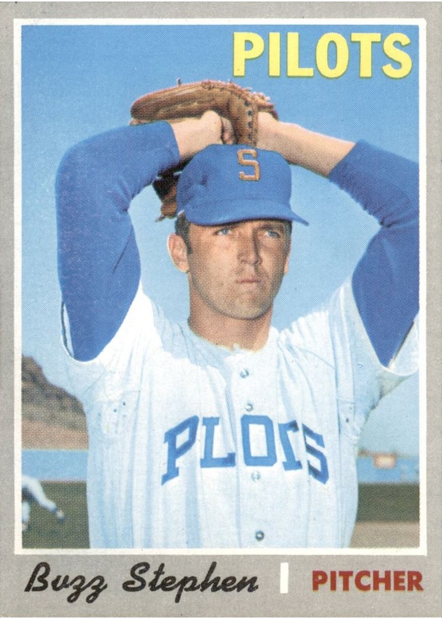 1970 Topps #533 Buzz Stephen, Seattle Pilots