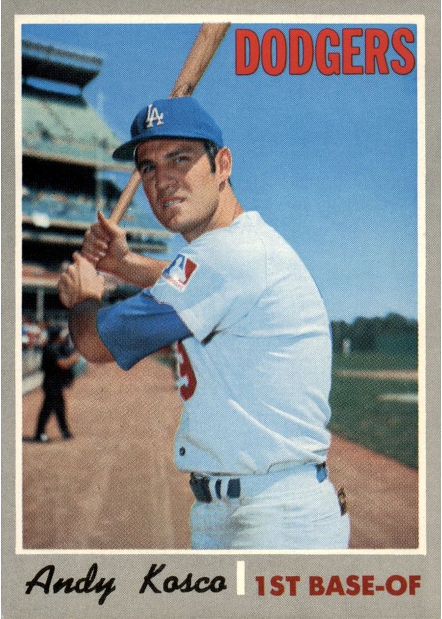 1970 Topps #535 Andy Kosco, Los Angeles Dodgers