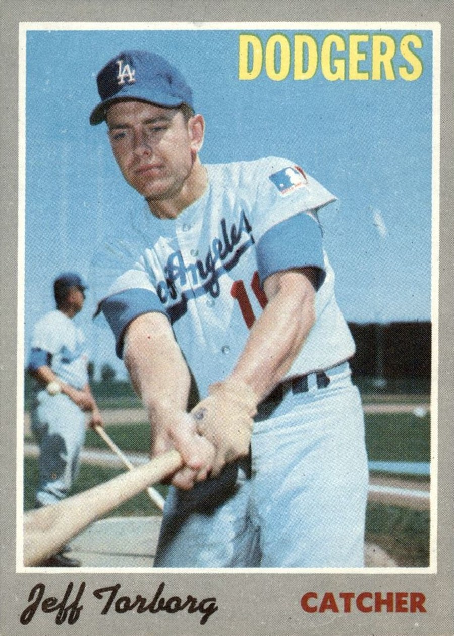 1970 Topps #54 Jeff Torborg, Los Angeles Dodgers